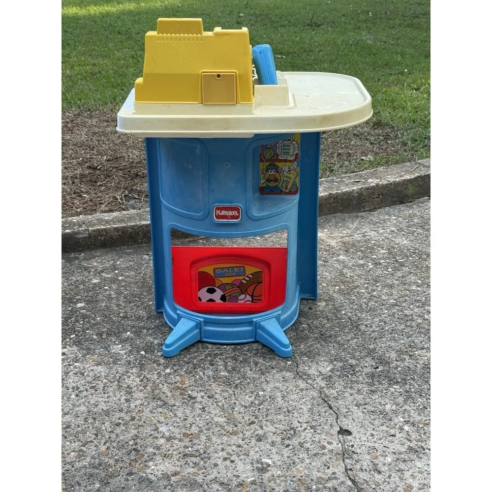 Vintage Playskool Pretend Play Store Register Counter
